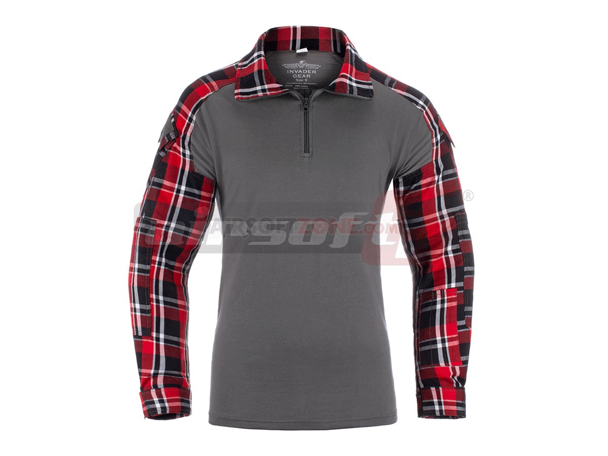  Invader Gear bluza de lupta Flanel Rosu XL 2