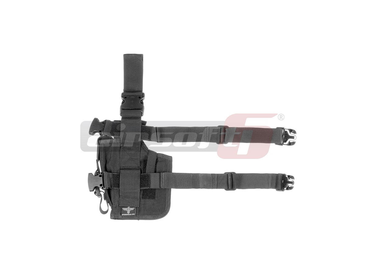 Invader Gear toc pistol pentru picior SOF Negru