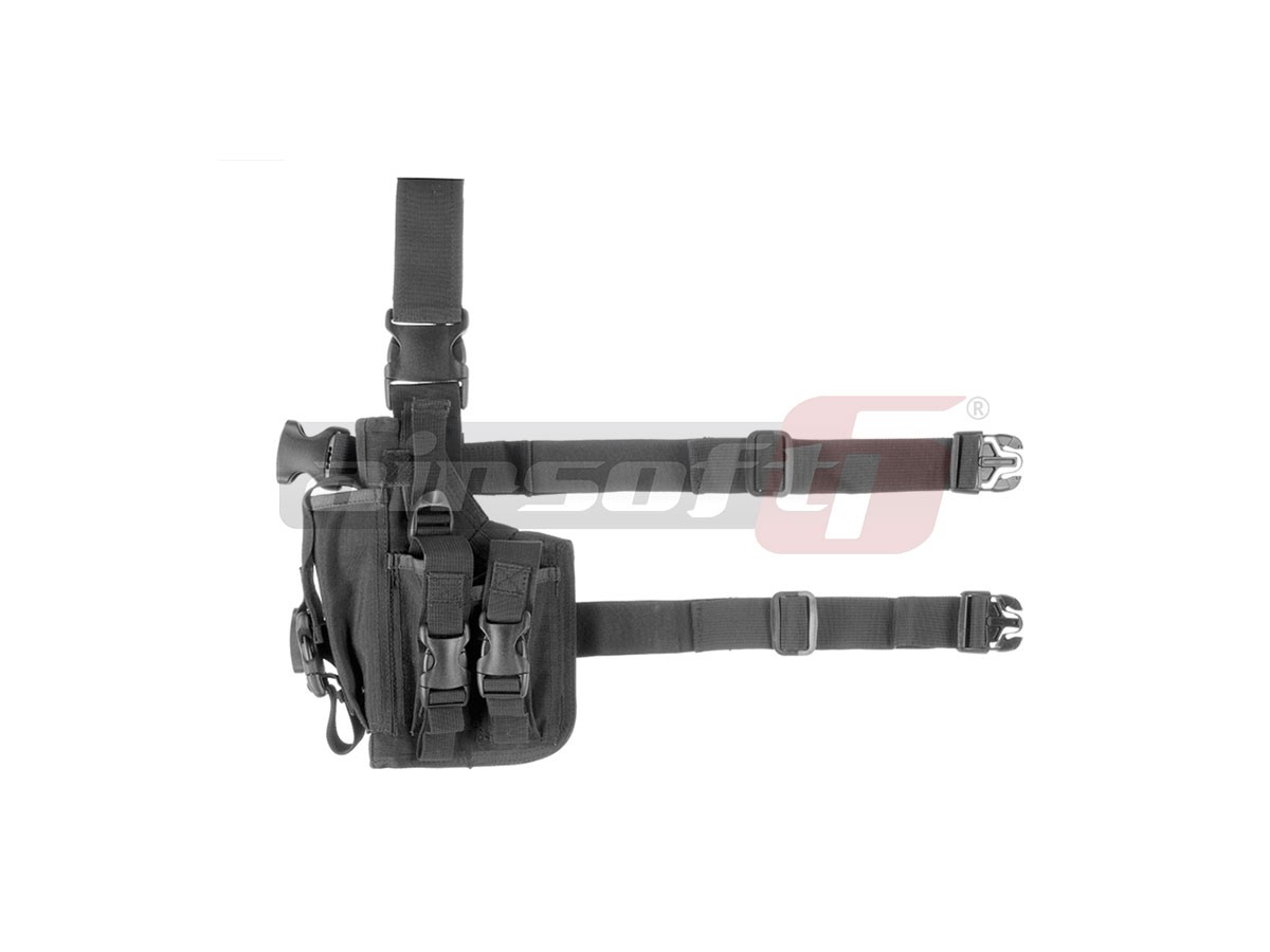 Invader Gear toc pistol pentru picior Stanga SOF Negru 4