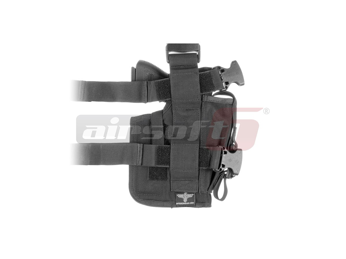 Invader Gear toc pistol pentru picior Stanga SOF Negru 3