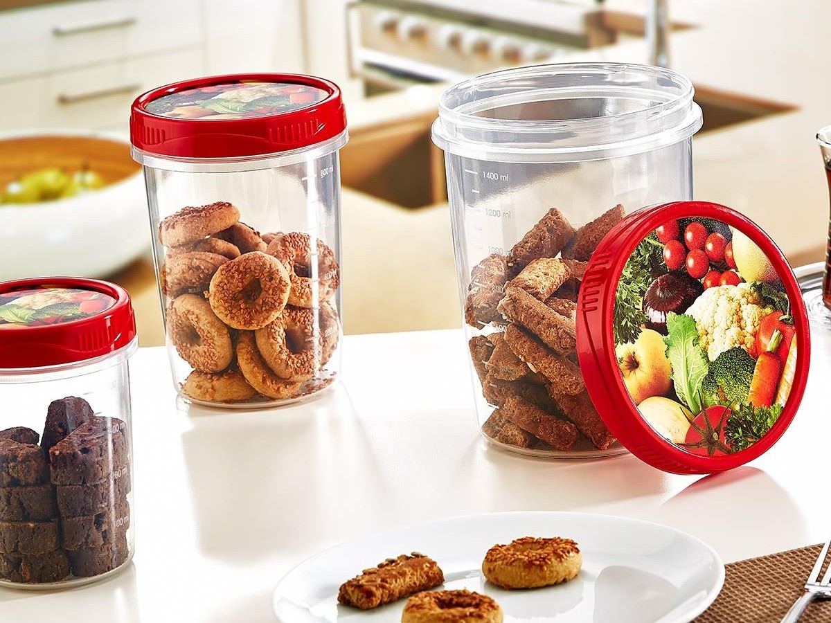 Set 3 cutii alimente gradate 3lt SA 240