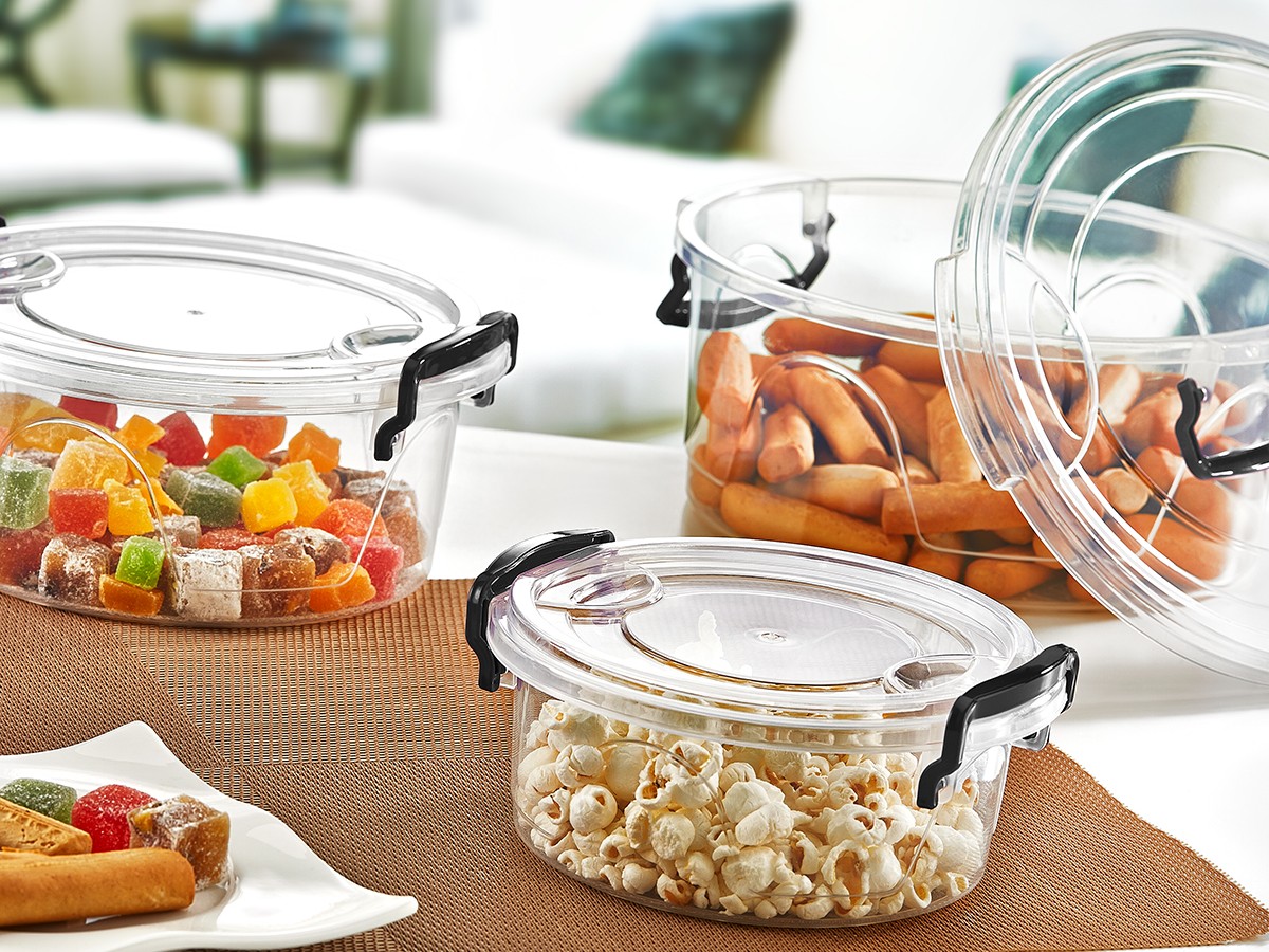 Set 3 cutii alimente rotunde SA 699