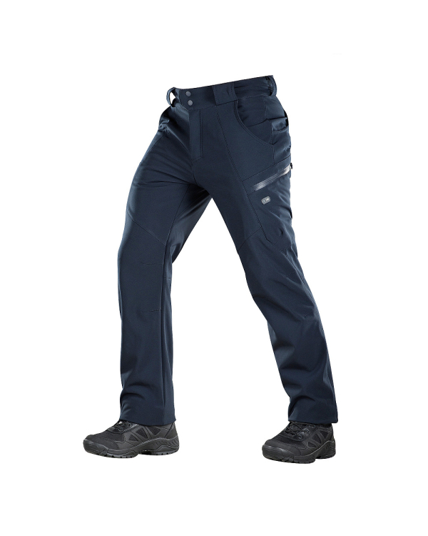 M-Tac pantaloni Soft Shell Winter Navy Blue L