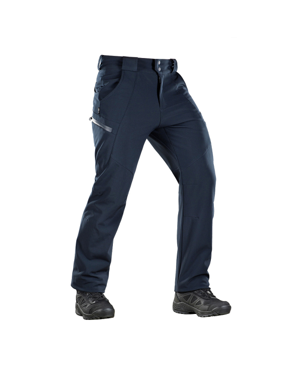 M-Tac pantaloni Soft Shell Winter Navy Blue M 3