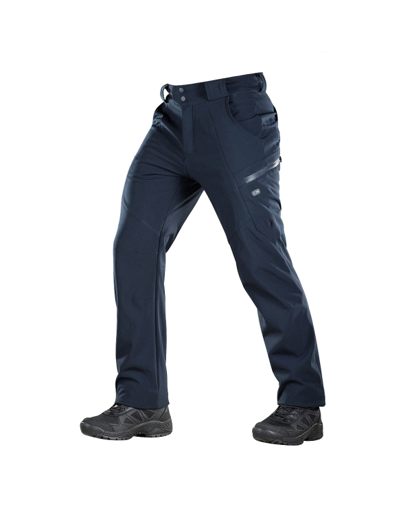 M-Tac pantaloni Soft Shell Winter Navy Blue M 7