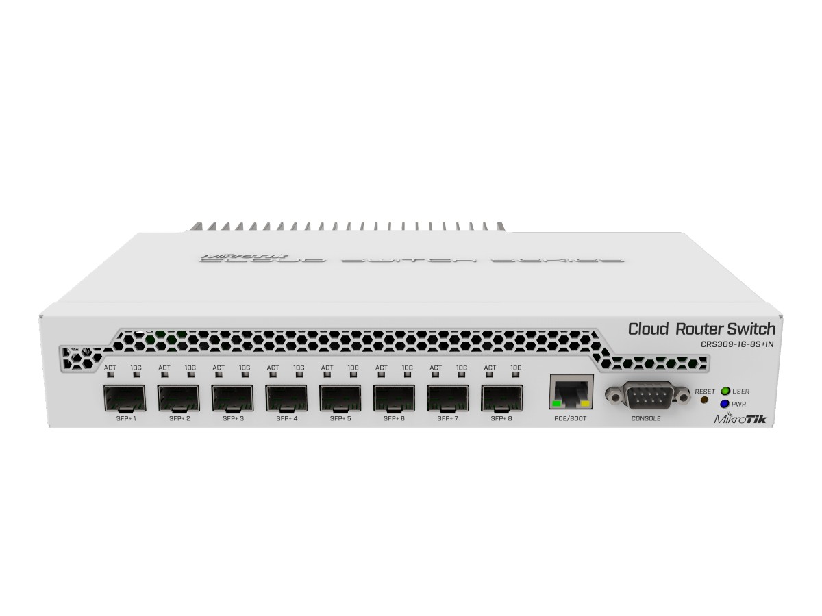 Management Switch 1 x Gigabit, 8 x SFP+ 4