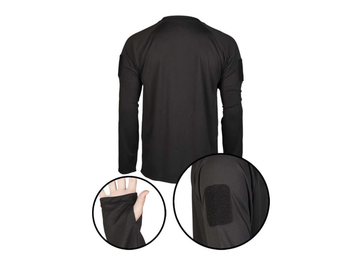 Mil-Tec bluza quickdry Negru XXL