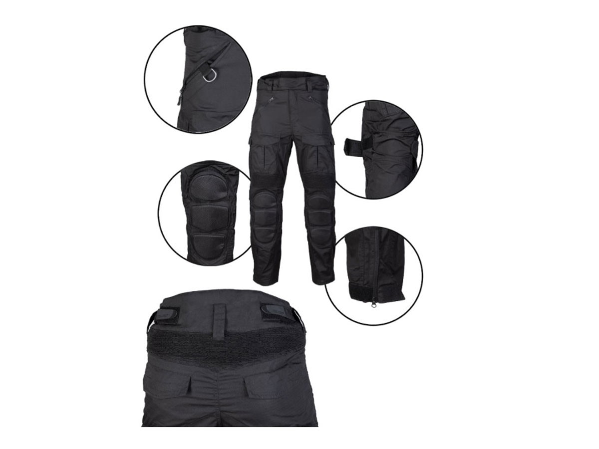 Mil-Tec pantaloni de lupta Chimera Negru XL