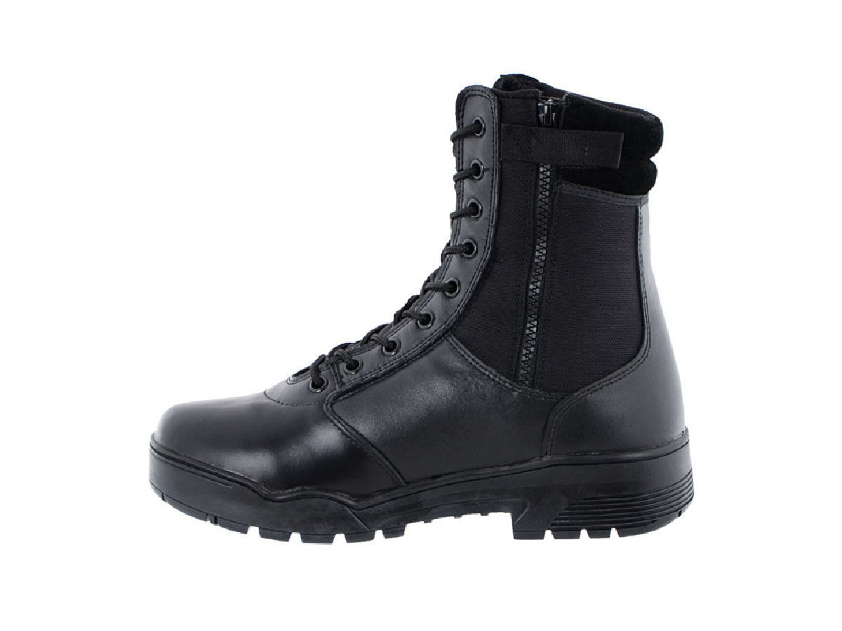 Mil-Tec bocanci piele si cordura cu fermoar Negri Nr. 40 3