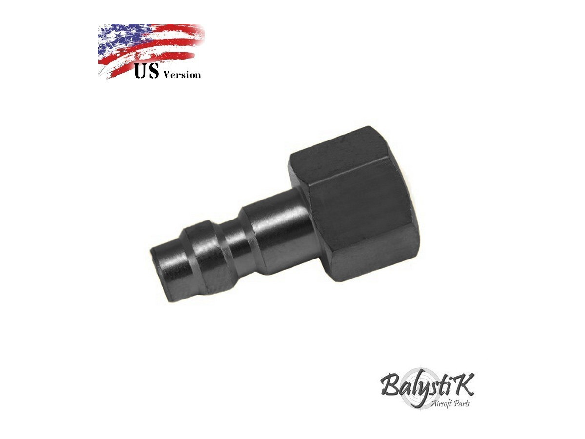 BalystiK 1/8 NPT female thread to US male fitting 2