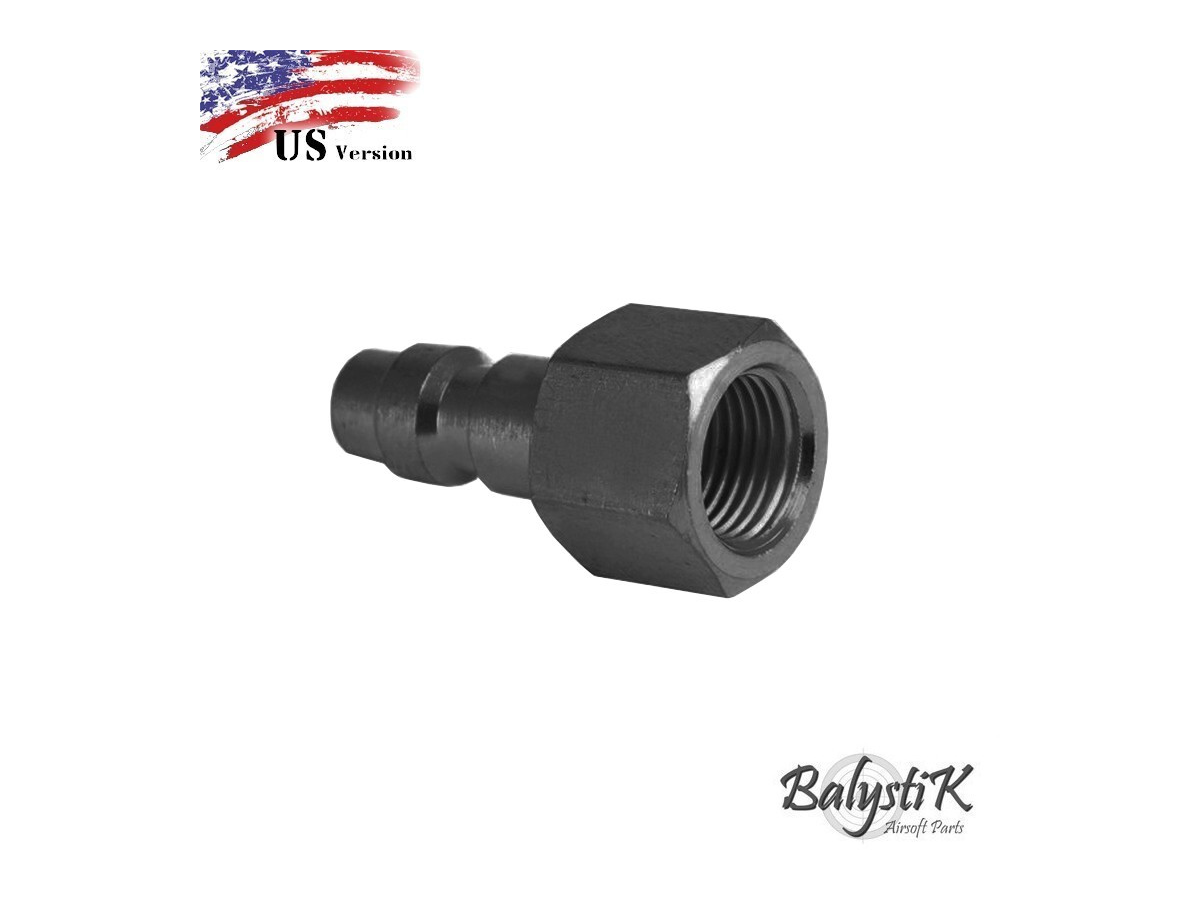 BalystiK 1/8 NPT female thread to US male fitting