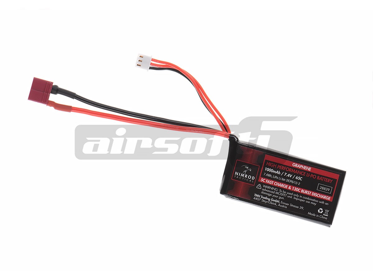 Nimrod acumulator LiPo 7.4V 1000mAh compact Deans 4