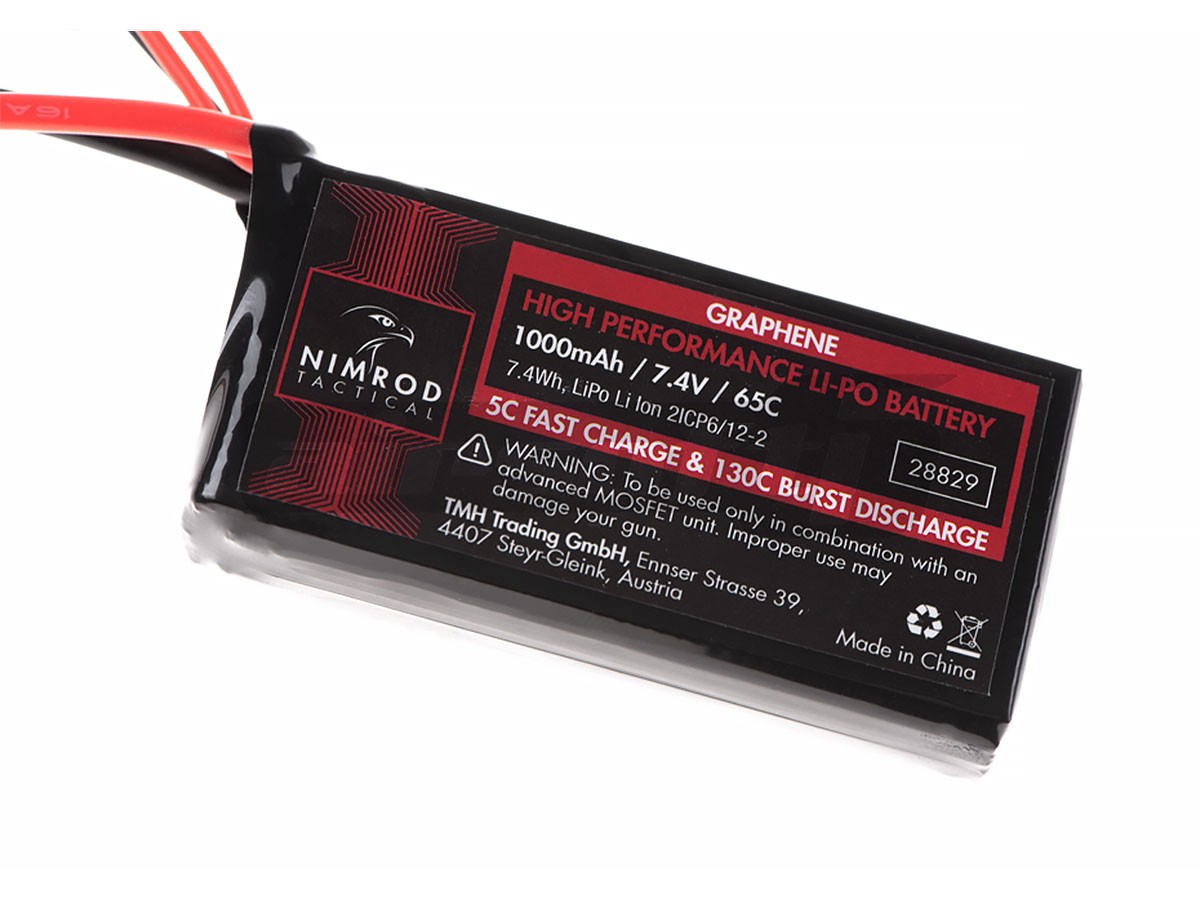 Nimrod acumulator LiPo 7.4V 1000mAh compact Deans 2