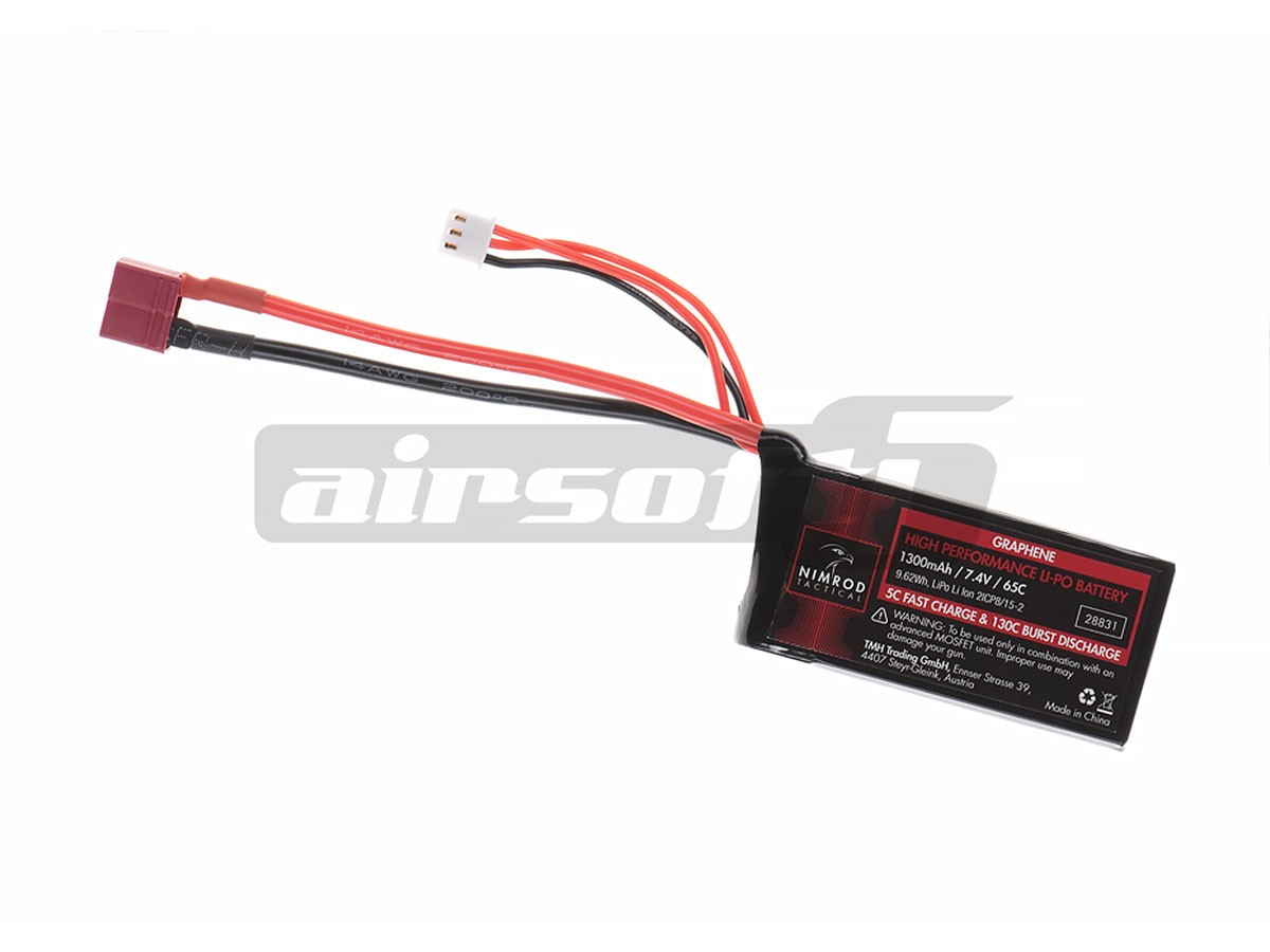 Nimrod acumulator LiPo 7.4V 1300mAh compact Deans 4