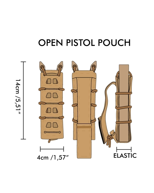 Novritsch buzunar port incarcator pistol 2.2 Olive 2