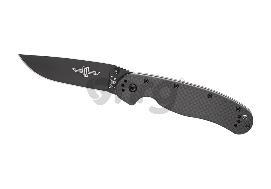 Ontario RAT I Linerlock Folder Negru