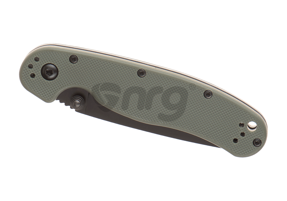 Ontario RAT II Linerlock D2 Folder Olive Drab 3