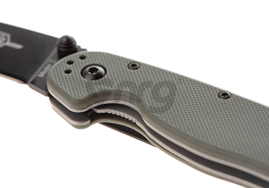 Ontario RAT II Linerlock D2 Folder Olive Drab 4
