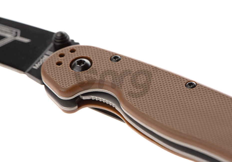 Ontario RAT II Linerlock Folder Coyote 4