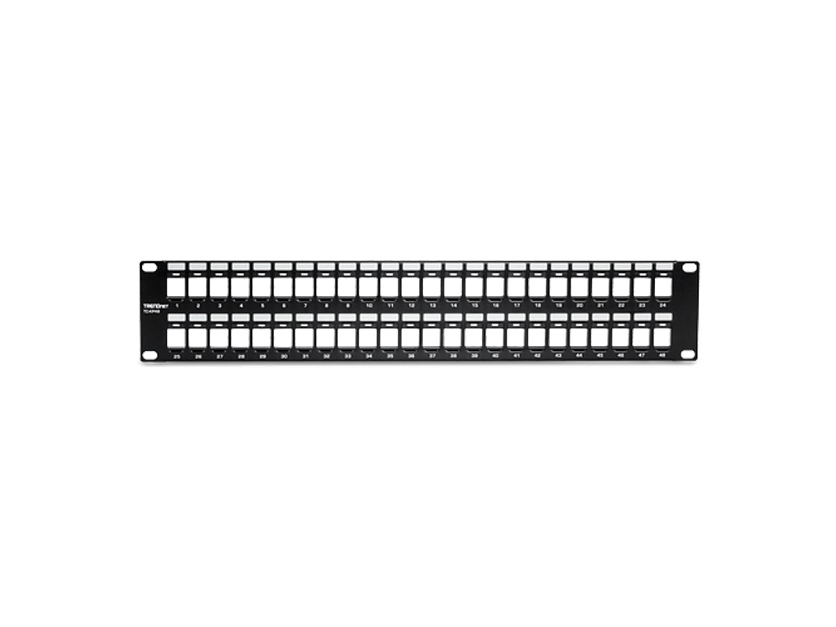 Patch Panel 48 porturi blank keystone 2U