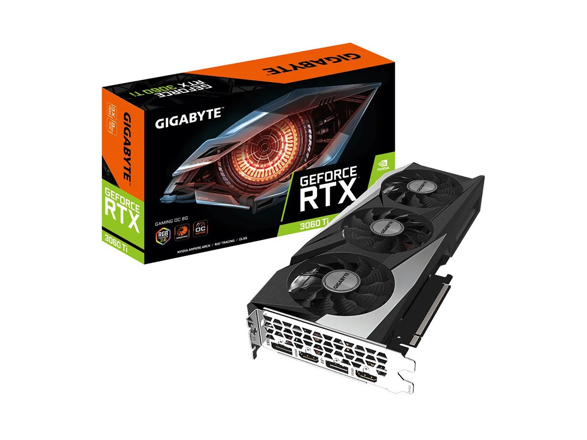 Placa video Gigabyte GeForce® RTX™ 3060 Ti GAMING OC 2.0 LHR, 8GB GDDR6