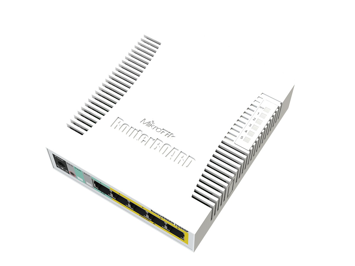Smart Switch 5 x Gigabit (4 x PoE), 1 x SFP