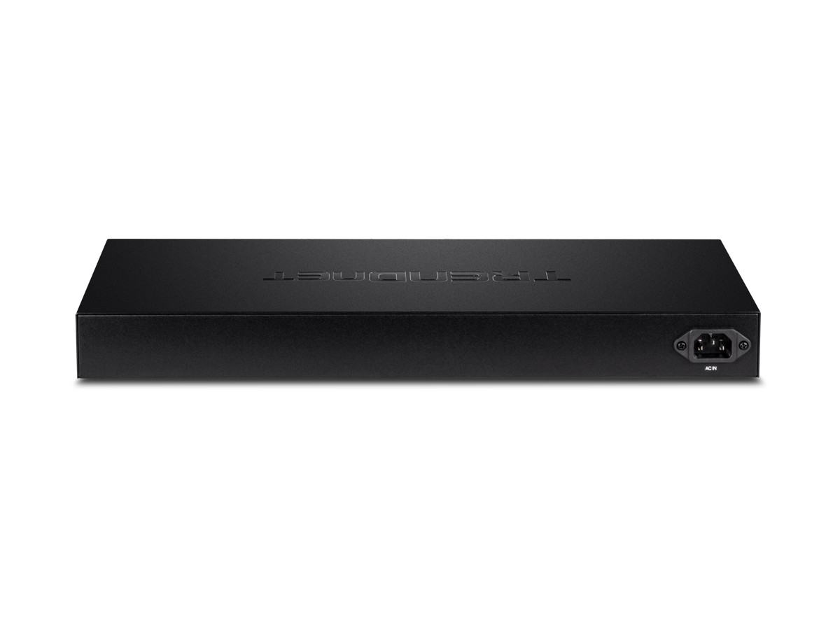 Switch 28 porturi Gigabit Web Smart, 24 x PoE+, 4 x Gigabit/SFP - TRENDnet 2