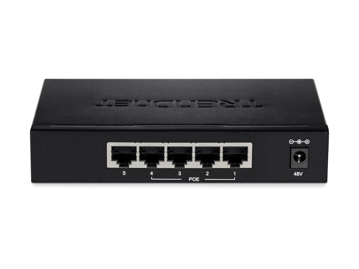 Switch 5 porturi - 4 Gigabit PoE+ 31W, 1 x Gigabit - TRENDnet 2