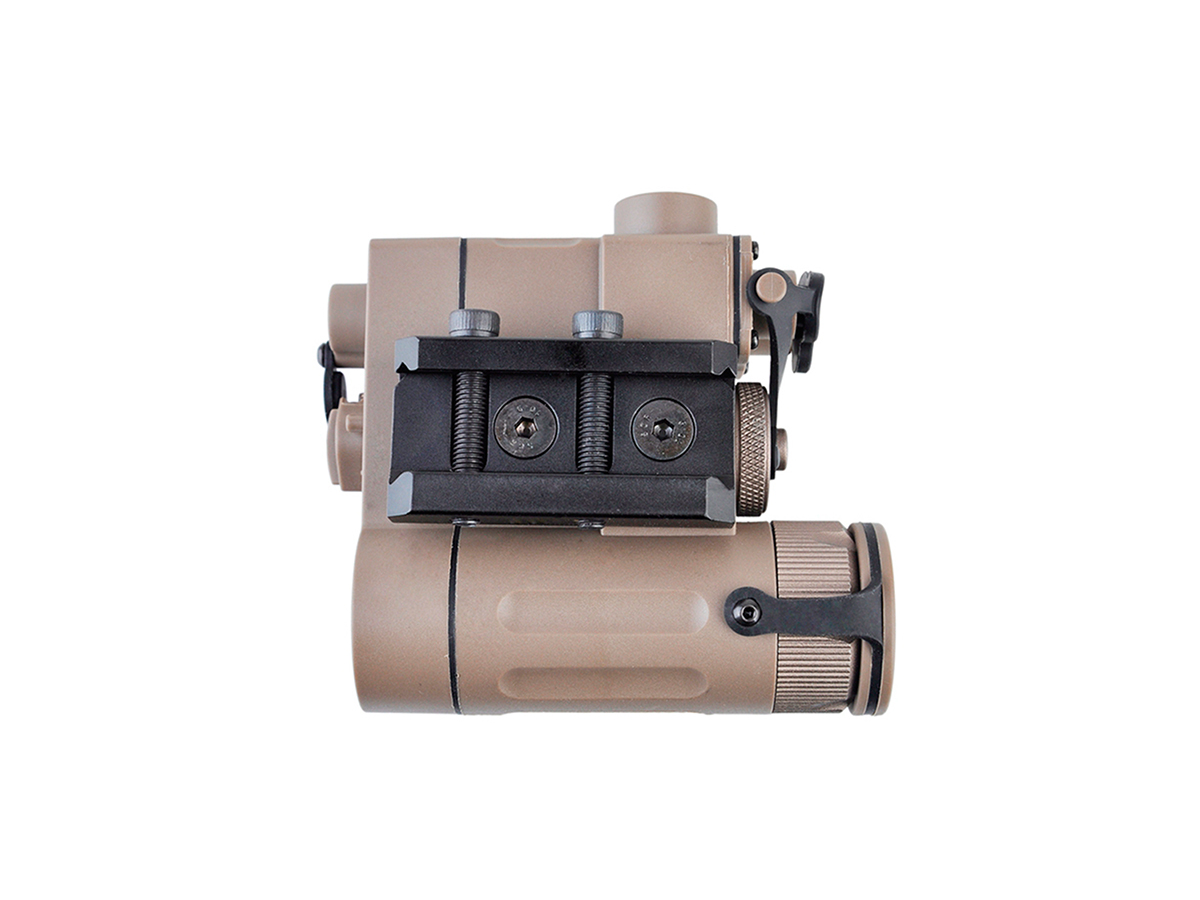 WADSN DBAL-eMK2 laser verde/rosu si lanterna Dark Earth 6