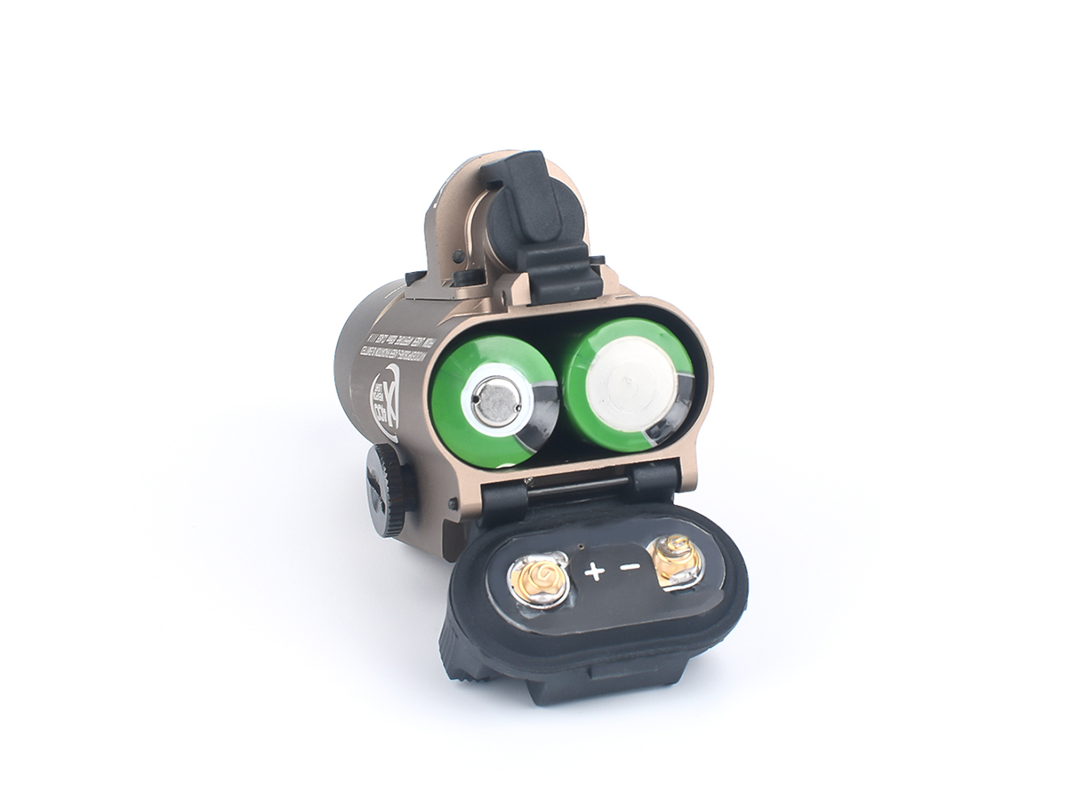 WADSN lanterna tactica + laser Rosu X400 Dark Earth 2