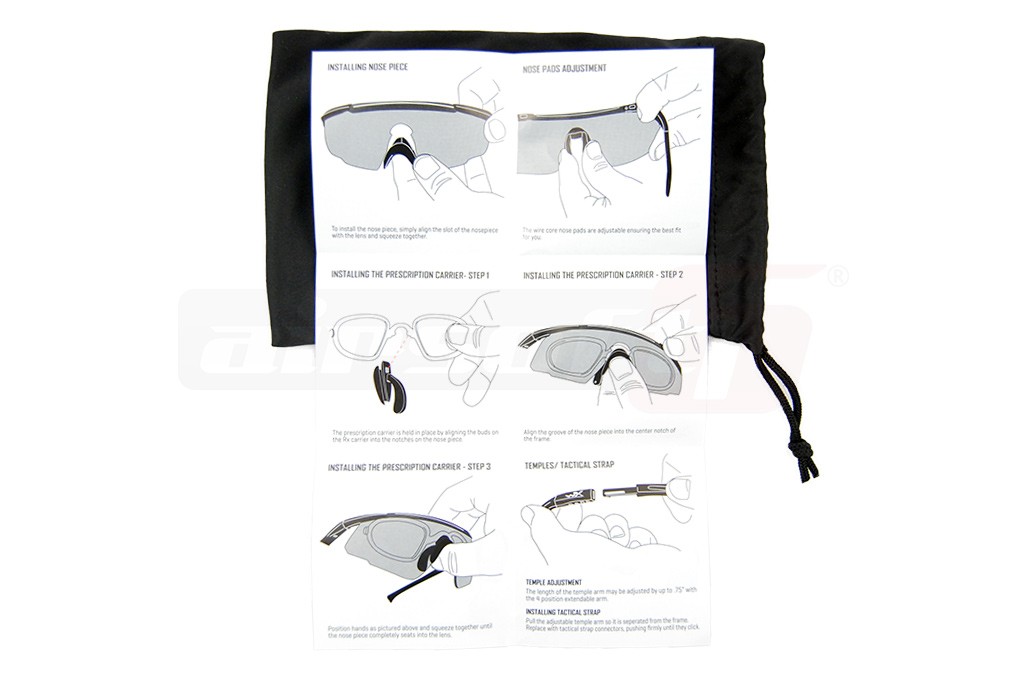 Wiley X Saber Advanced ochelari de protectie Albi 4